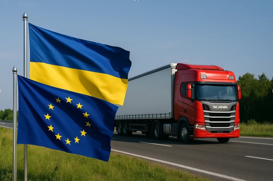 Автомобільні вантажоперевезення між Україною та Данієюавтомобільним транспортом